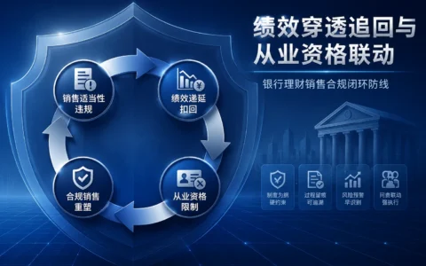 银行理财销售适当性违规绩效追回与资格联动机制设计指南（2026年版）