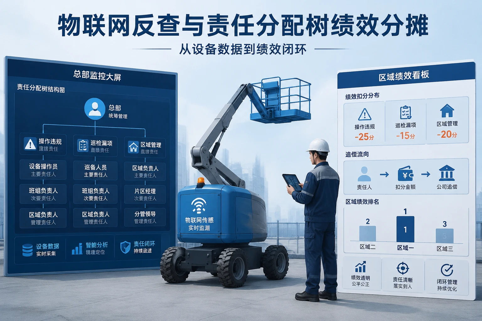 高空平台故障停机：物联网反查与责任分配树绩效分摊（2026年版）