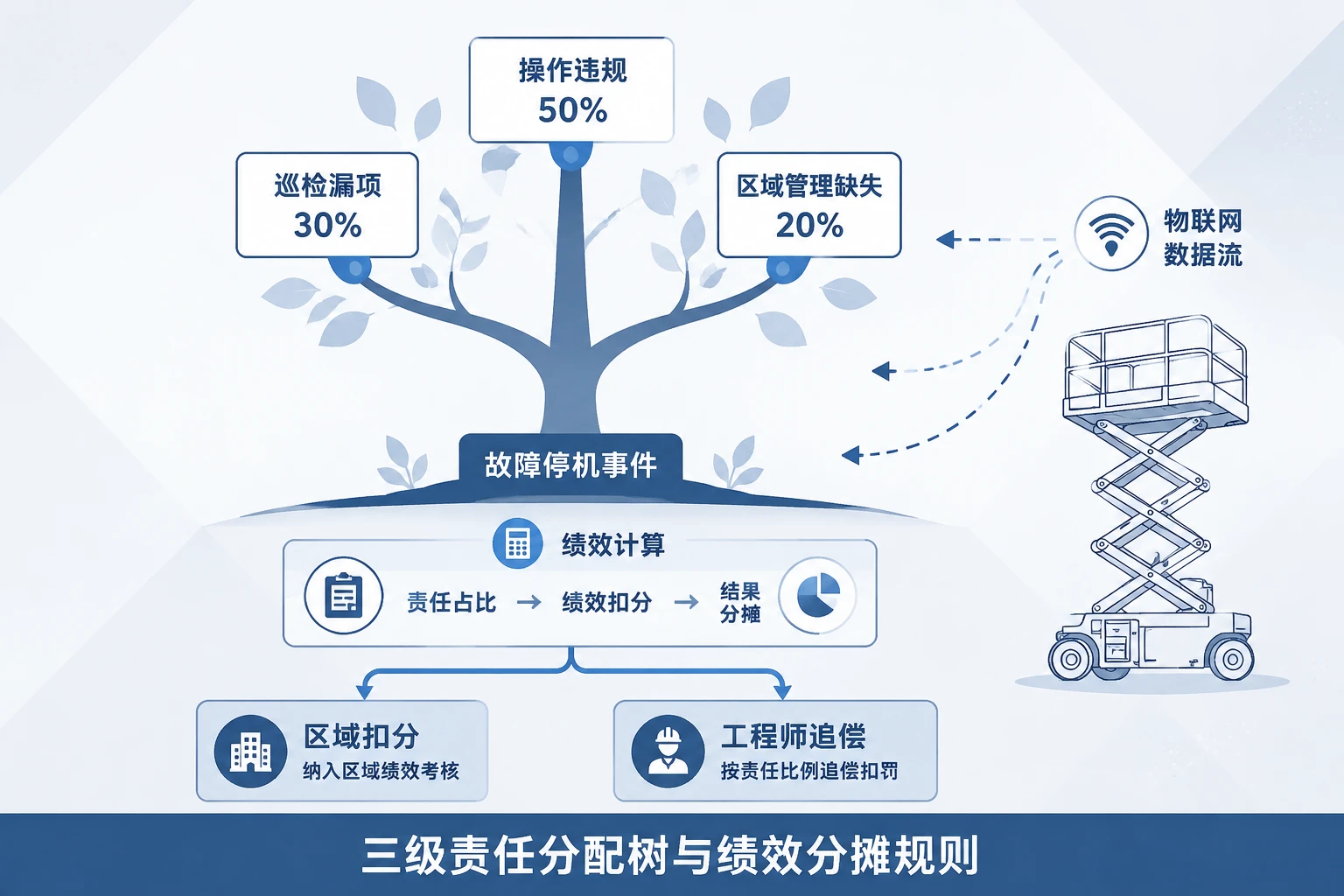 高空平台故障停机：物联网反查与责任分配树绩效分摊（2026年版）