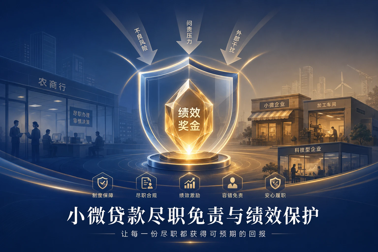 2026年小微贷款尽职免责与不良容忍度下的客户经理绩效奖金保护规则