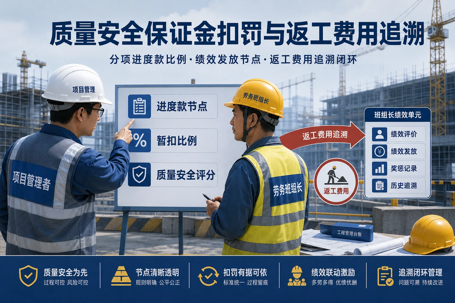 劳务分包班组质量安全保证金扣罚与返工费用追溯模板