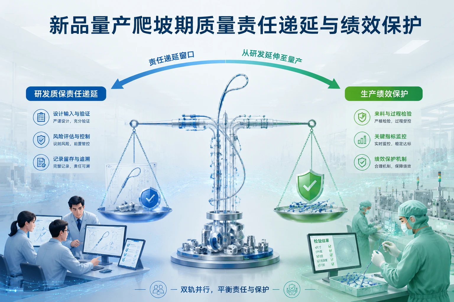 医疗器械新品量产爬坡期质量责任递延与生产绩效保护模板