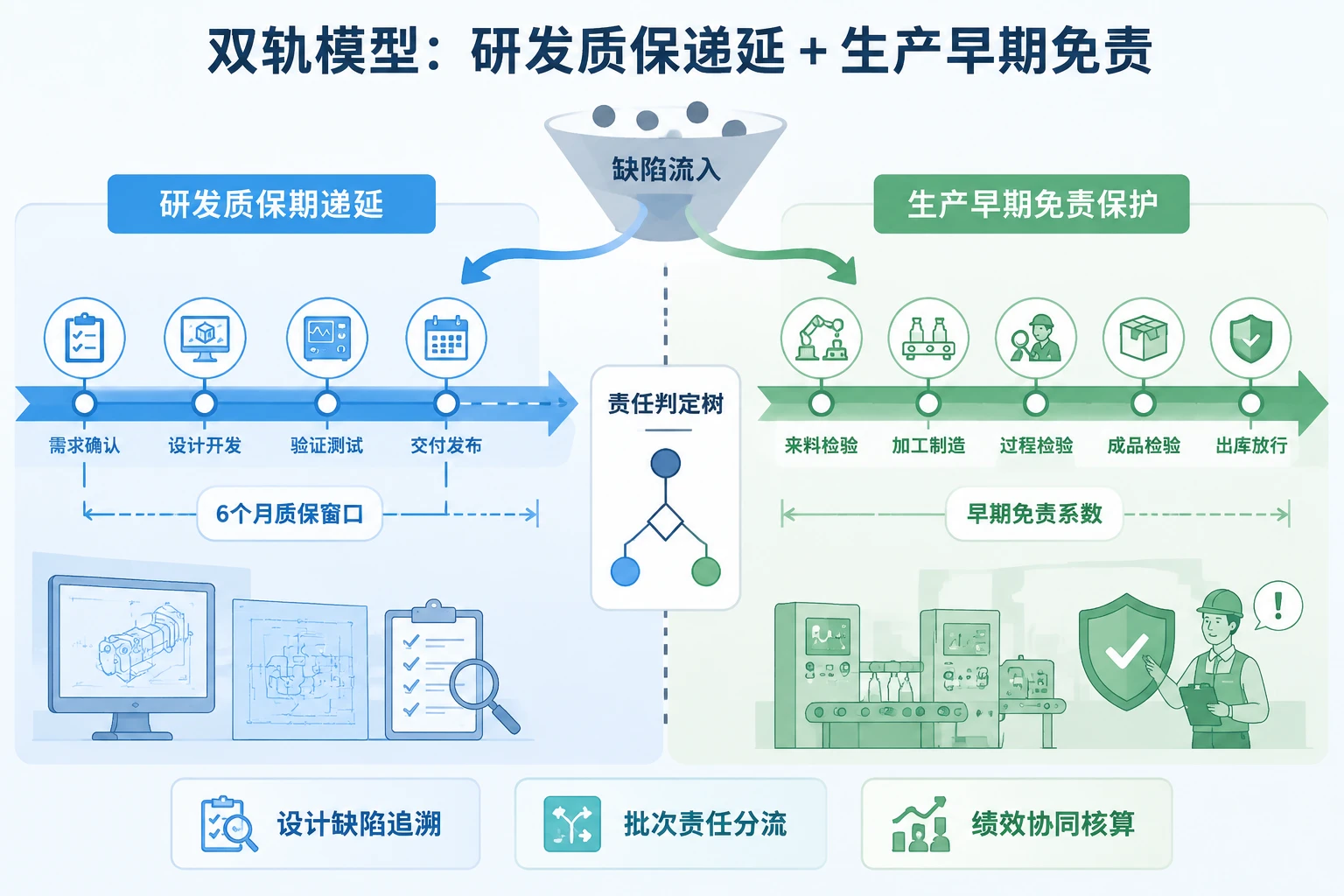 医疗器械新品量产爬坡期质量责任递延与生产绩效保护模板
