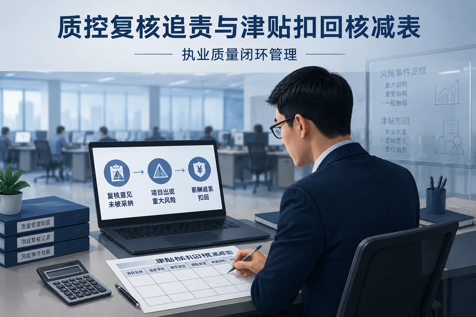 2026年投行质控复核意见追责与津贴扣回核减表