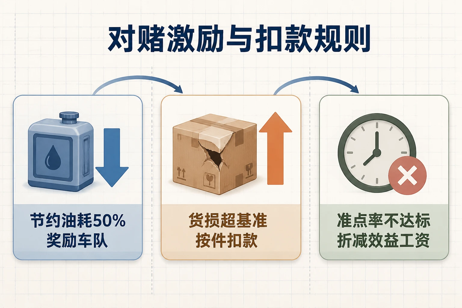2026年干线车队油耗准点率货损三维绩效对赌模板实操版)