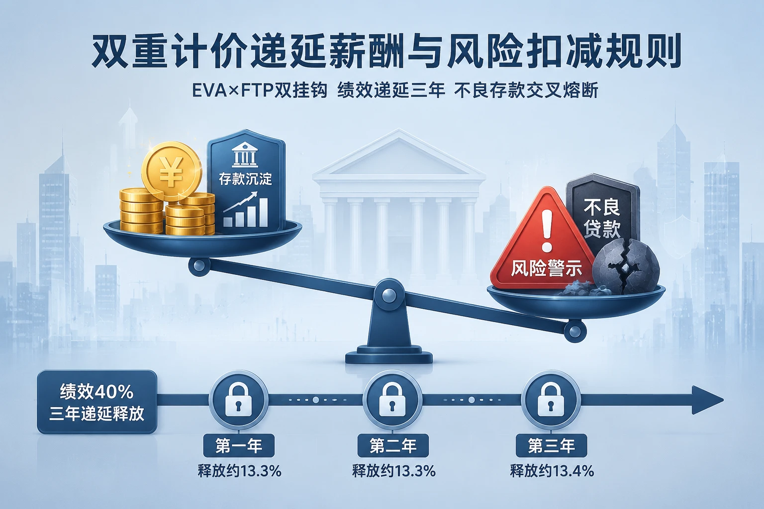 2026年城商行对公客户经理双重计价递延薪酬与风险扣减规则白皮书