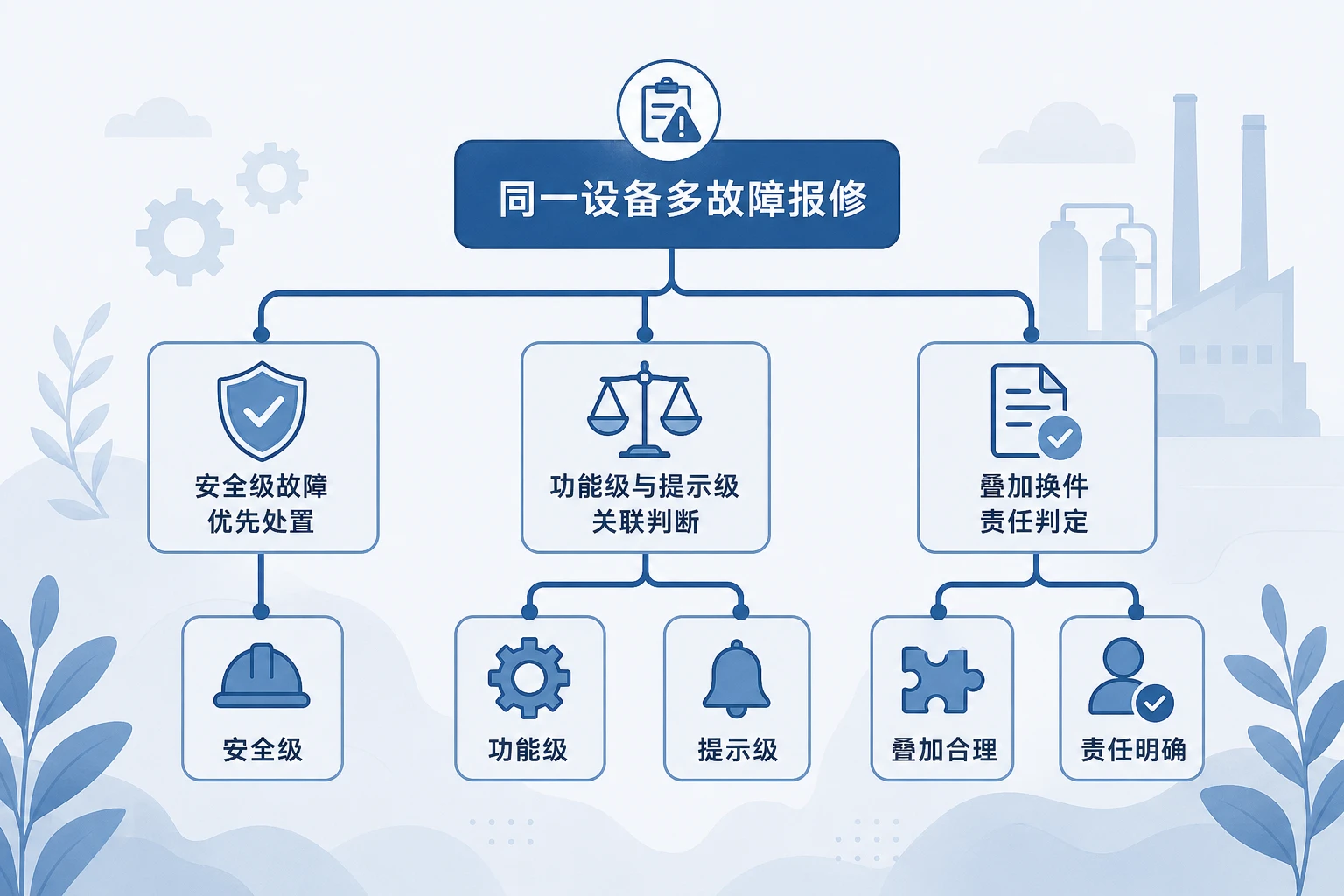 医疗器械多重故障换件决策树：责任划分与绩效保护