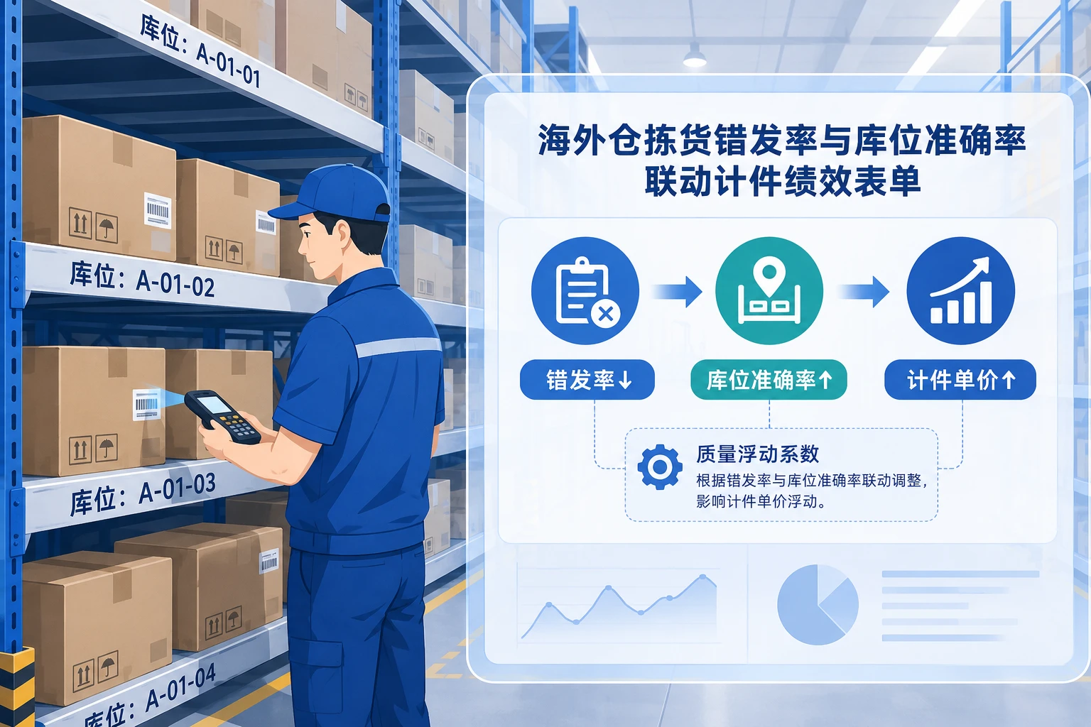 海外仓拣货错发率与库位准确率联动计件绩效表单(2026年版)