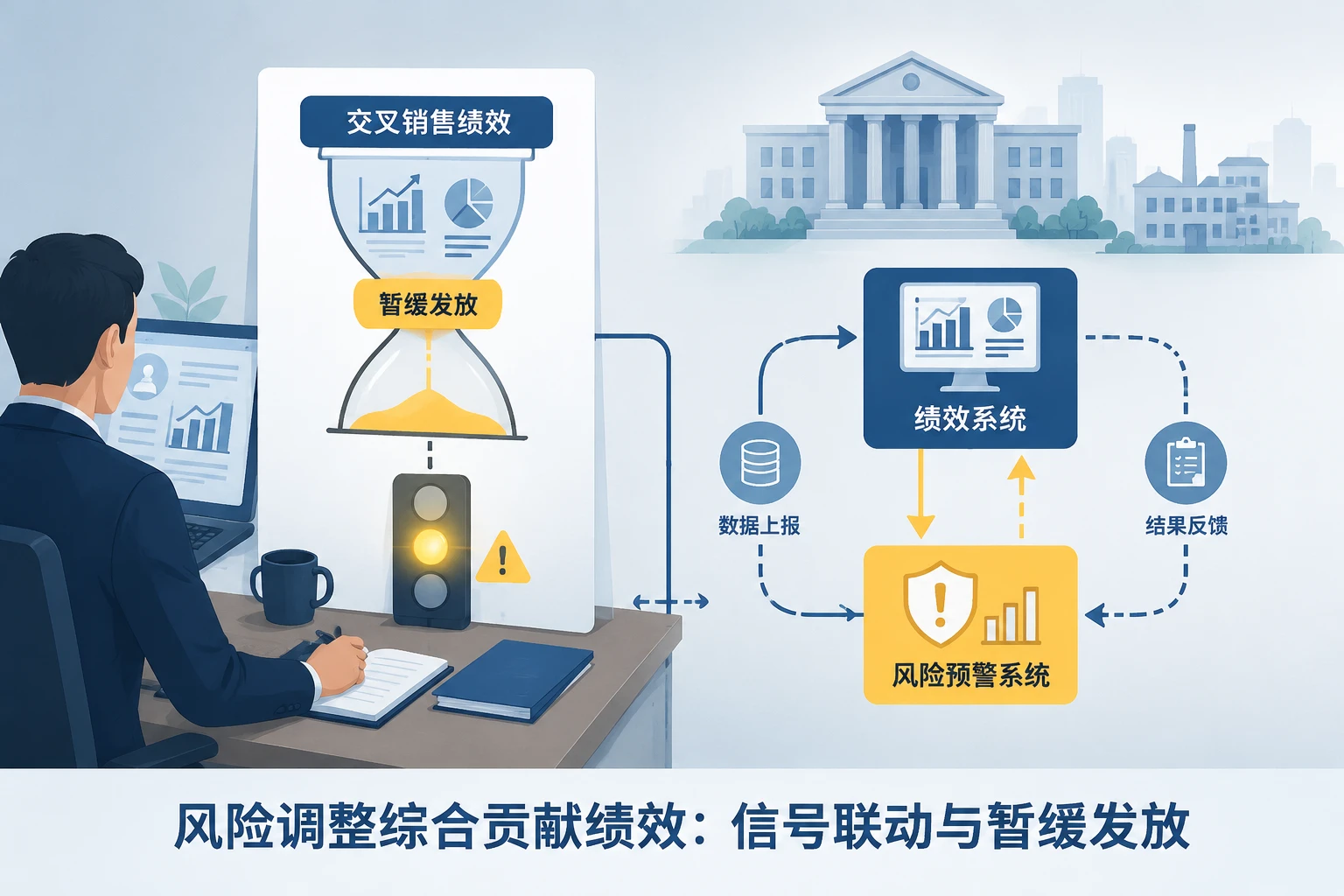 2026年农商行对公客户经理综合贡献绩效:风险信号联动交叉销售暂缓发放