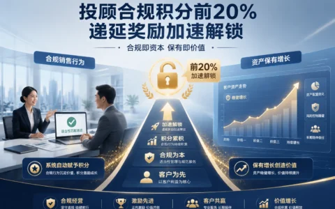 证券投顾合规积分与递延薪酬双挂钩绩效机制：前20%加速解锁深度解析