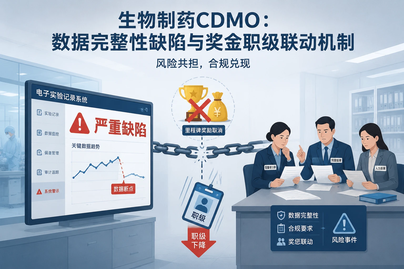 生物制药CDMO研发数据完整性缺陷取消里程碑奖金与职级降级机制(2026年版)