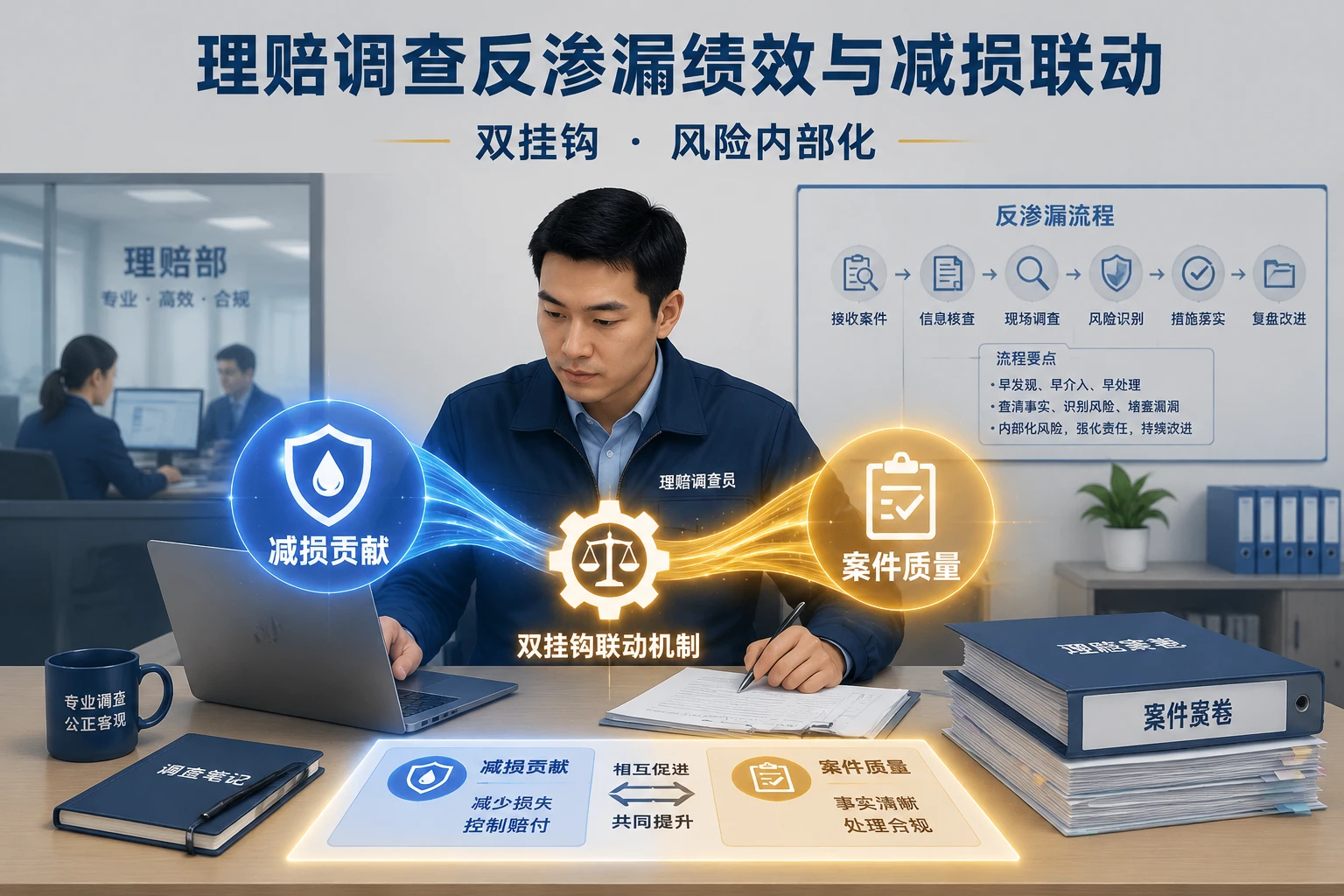财险理赔调查反渗漏绩效与减损联动规则