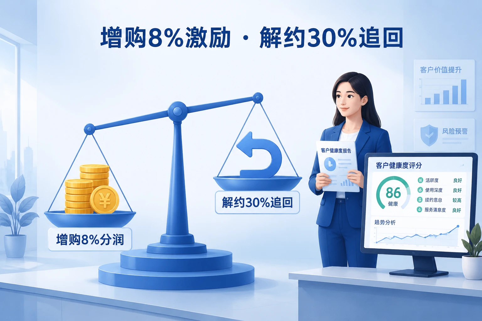 SaaS客户成功经理增购分润与解约追回绩效设计(2026年版)