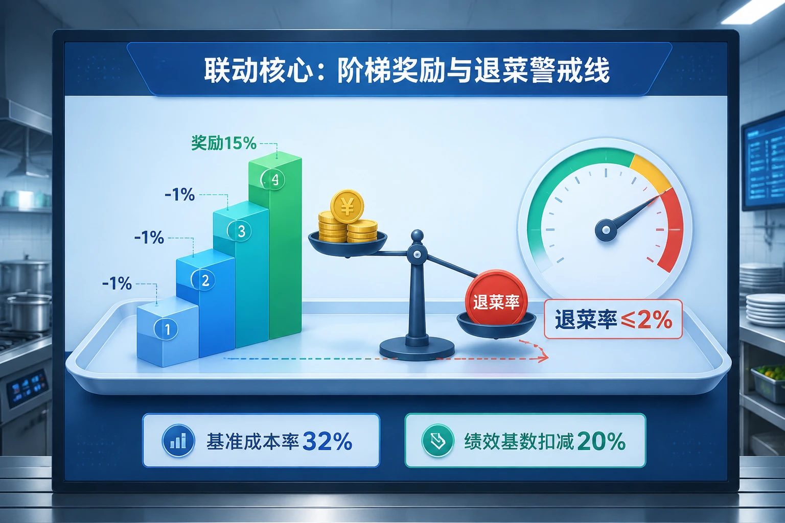 门店厨师长食材成本率与退菜率联动考核模板(2026年版)