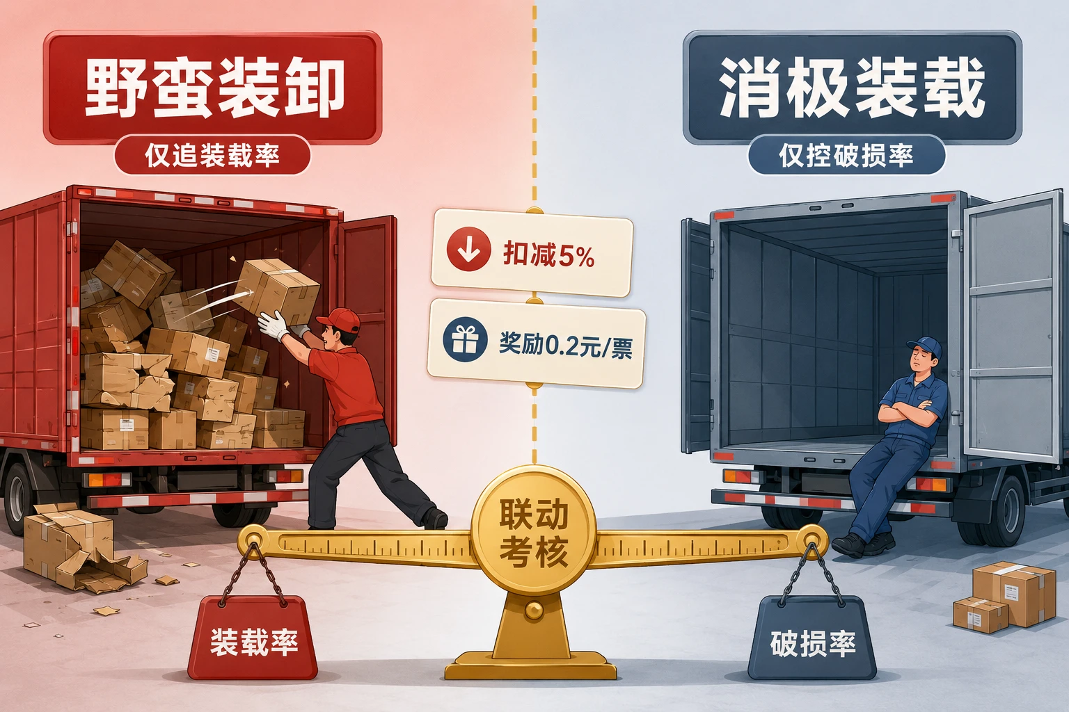 快运班线司机与装卸班组装载率与破损率联动考核表（2026年版）