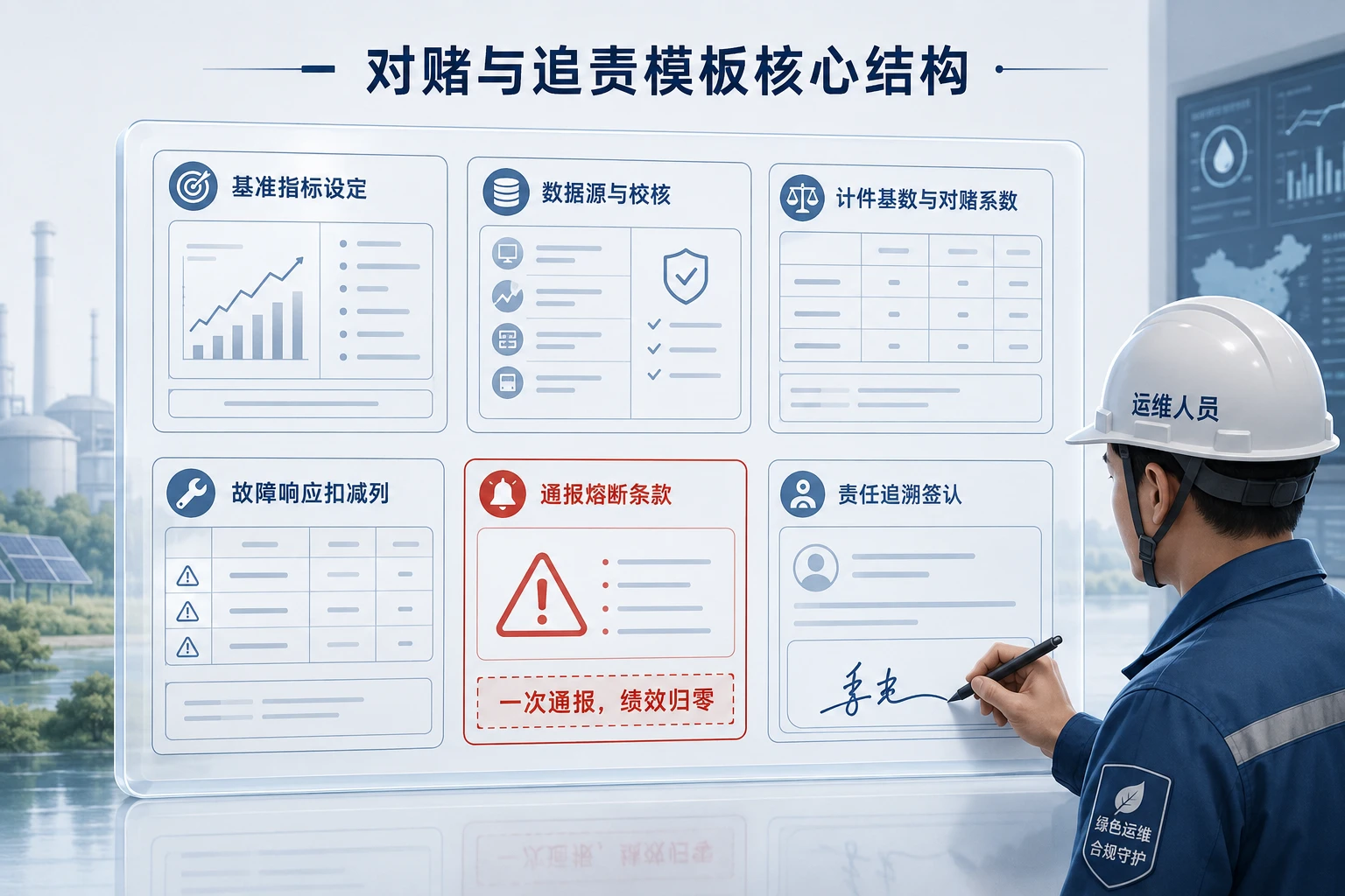 环境监测运维班组数据有效率对赌与故障响应追责表