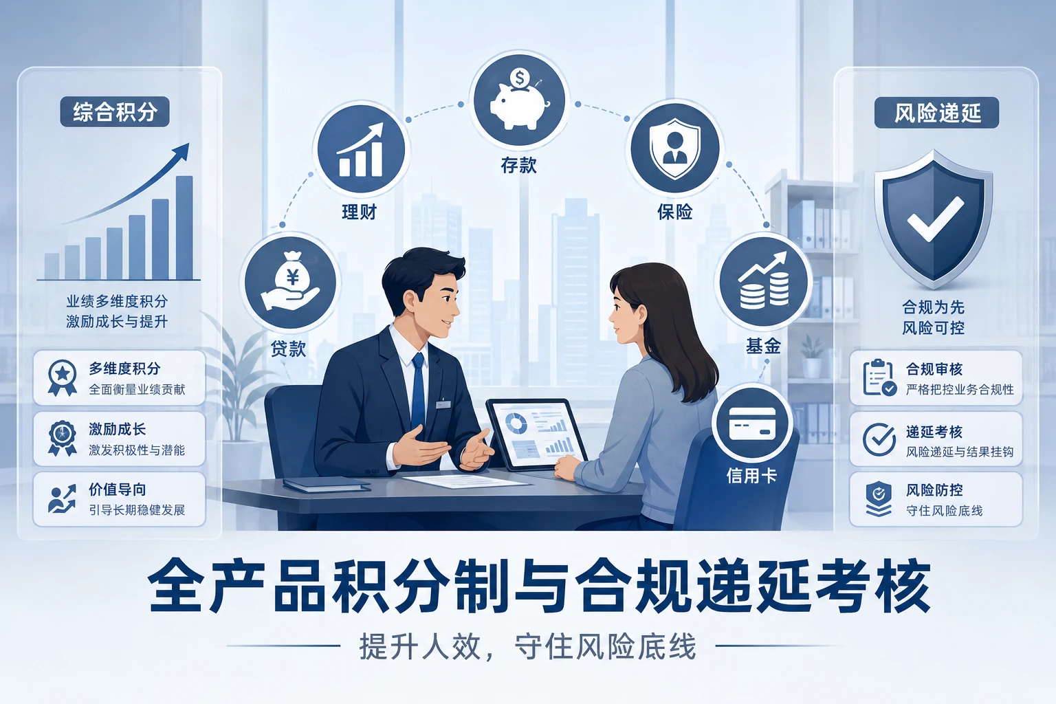股份制银行零售客户经理全产品积分制与合规递延考核规则(2026年版)