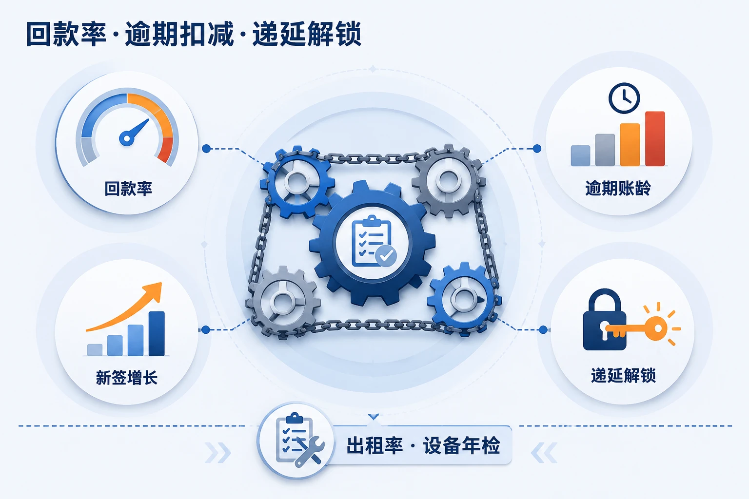 工业设备租赁区域经理回款率考核与递延绩效表单
