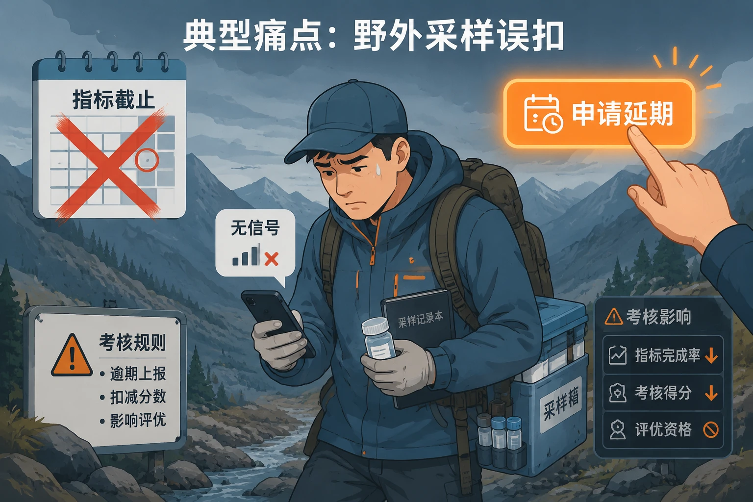 采样组长双线考核:样品合格率低于95%递延扣罚与报告延迟追溯方案
