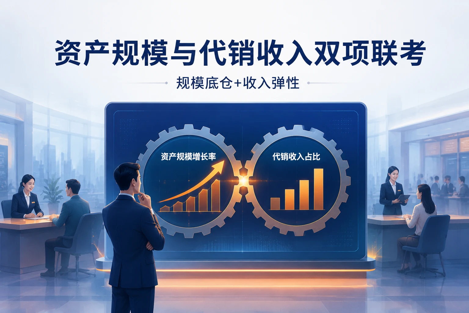 券商营业部经营责任制：资产规模与代销收入双项联考规则