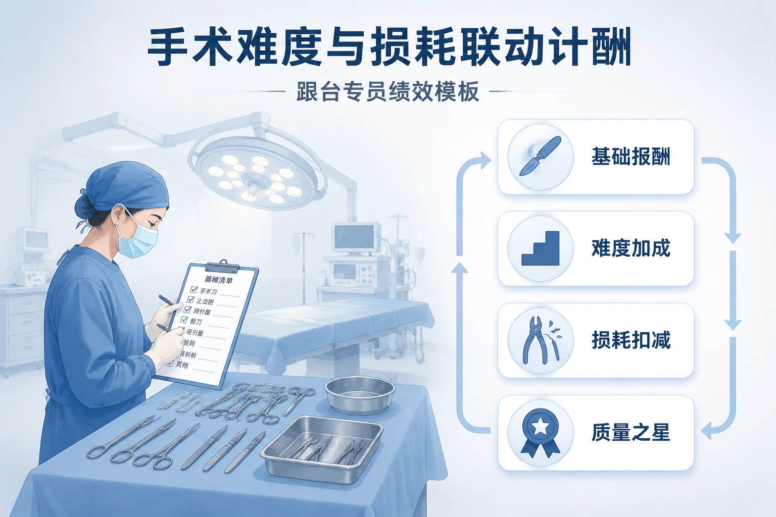 临床跟台专员手术难度系数与器械损耗联动计酬模板（2026年版）