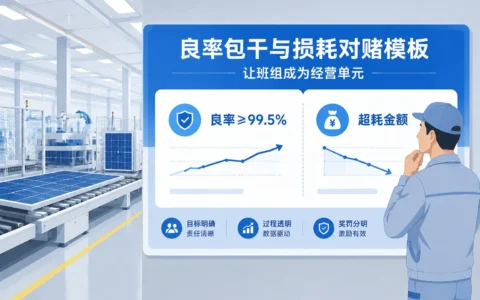 2026年光伏组件班组长良率包干与损耗对赌模板（含月度扣减表单）