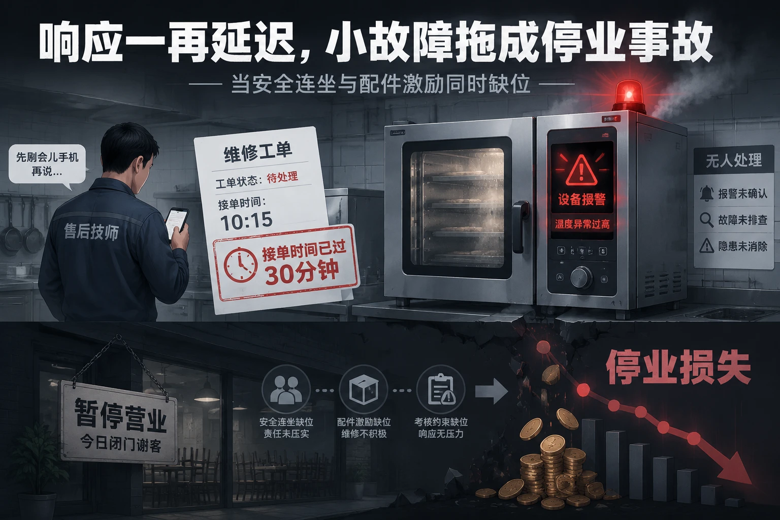 2026年商厨售后技师安全连坐及配件提成双维考核规则