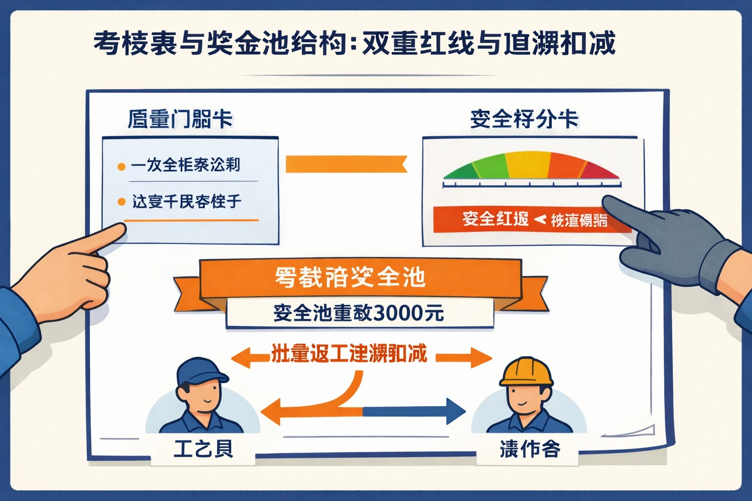精密五金CNC班组零缺陷奖金池与安全积分联动考核模板