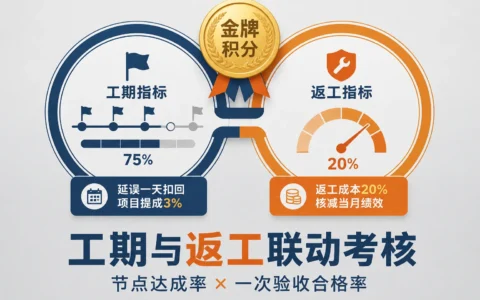 装饰项目经理工期与返工联动考核模板：规则、填表与动态调节指南