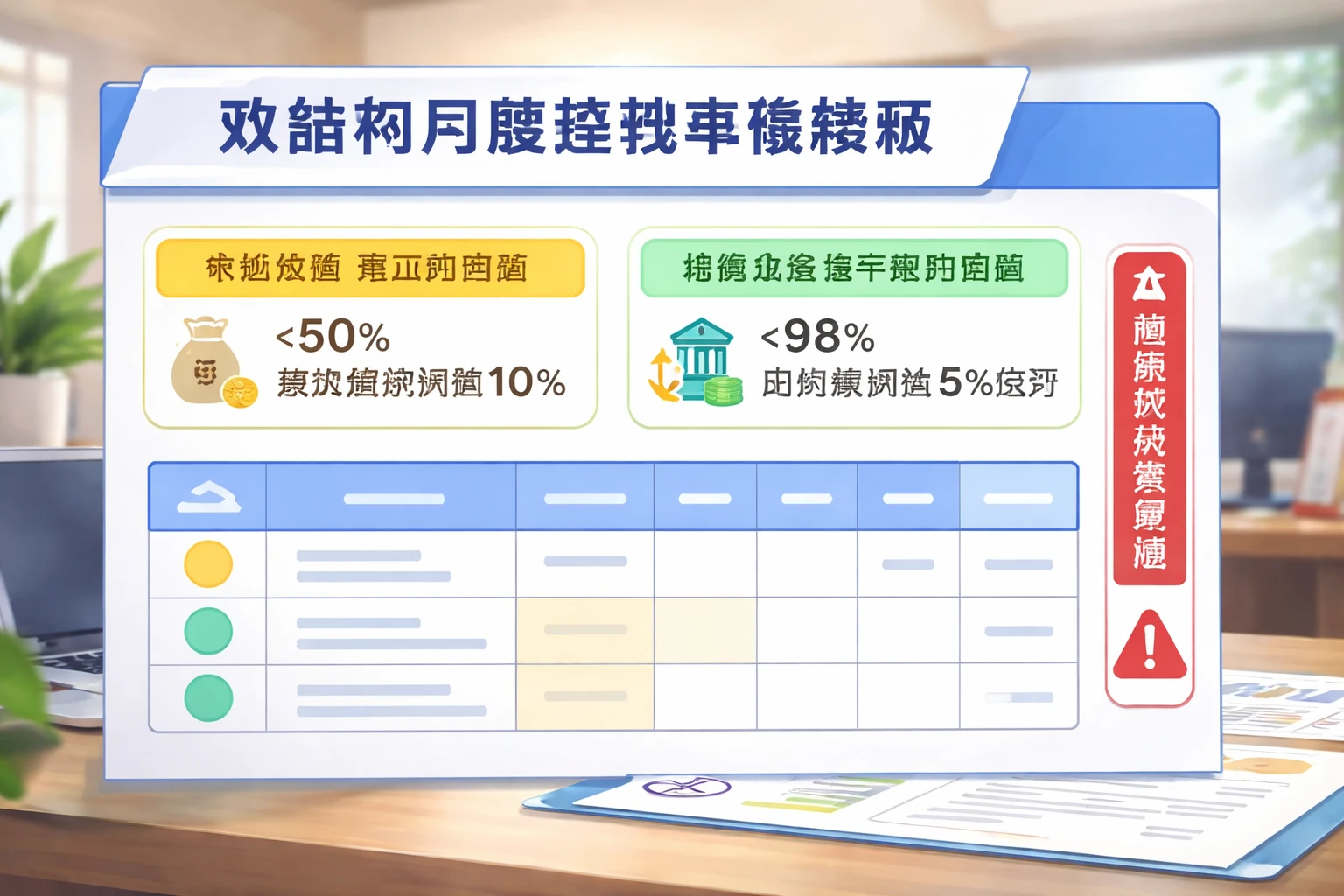 对公客户经理绩效双挂考核表：活期存款占比低于50%扣减10%与利息实收率联动规则