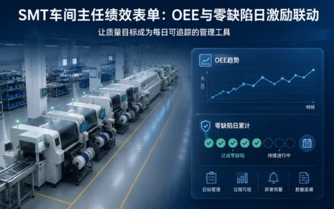 SMT车间主任绩效考核模板：OEE与零缺陷日奖金联动设计（2026年版）