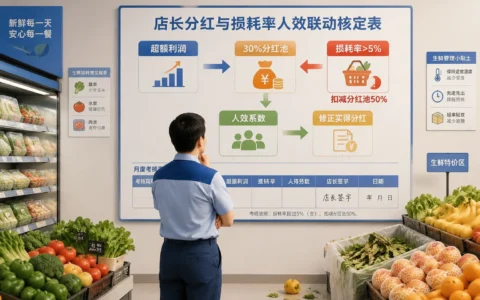 店长分红与损耗率人效联动核定表：超额利润、损耗扣减、人效修正一步核算实操版）（2026年版）
