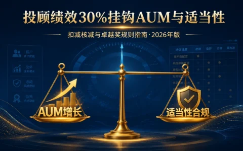 证券营业部投顾绩效30%联动AUM与适当性：设计规则、扣减核减与卓越激励指南（2026年版）