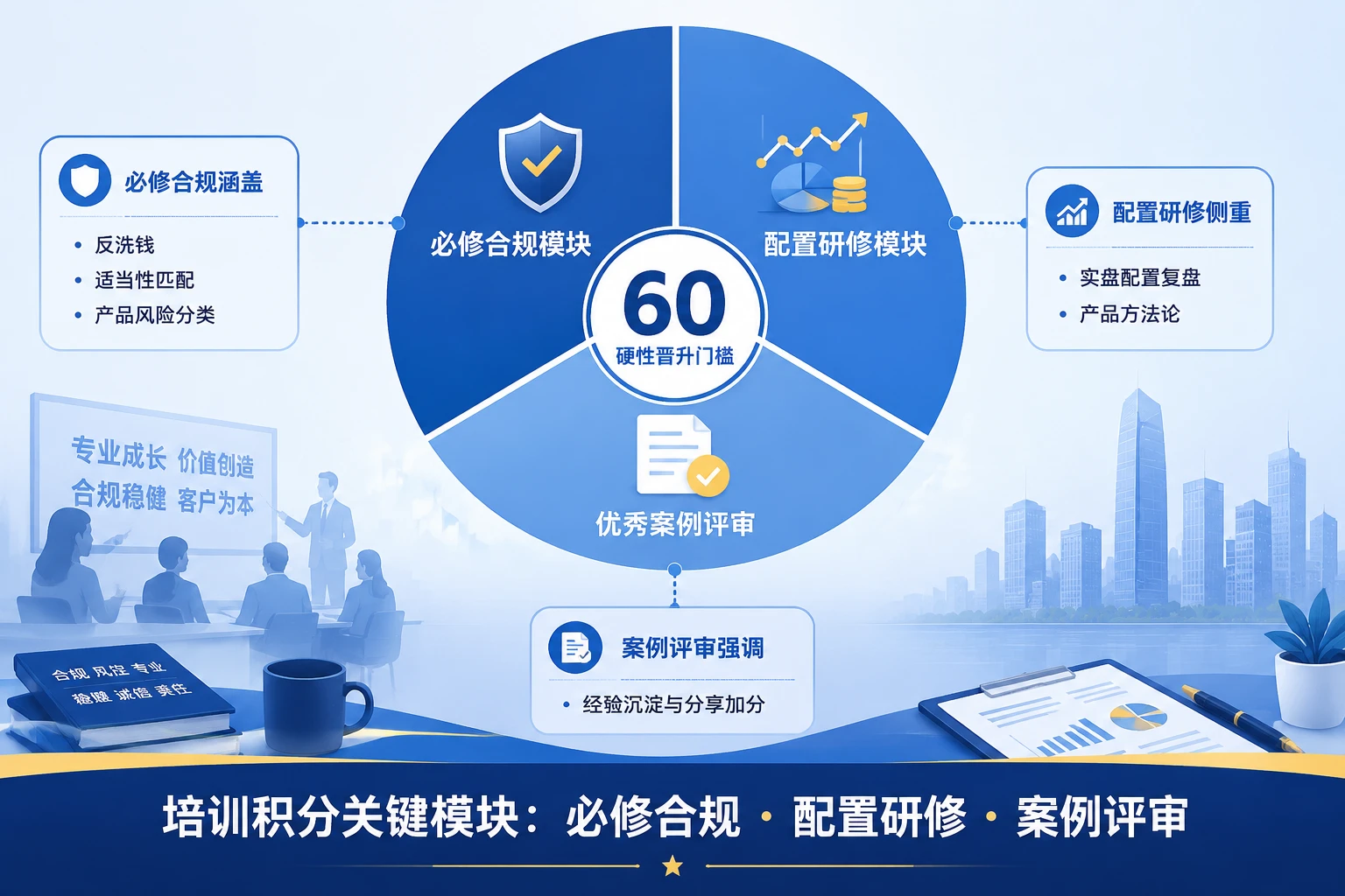 2026年营业部投顾晋升积分制：不满60分不得晋升，优秀案例额外加分