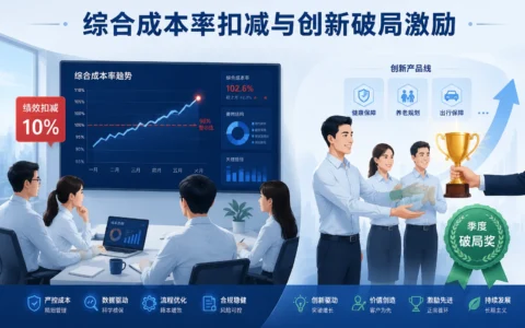 2026年财险核保团队绩效联动：综合成本率扣减与创新产品独立激励方案