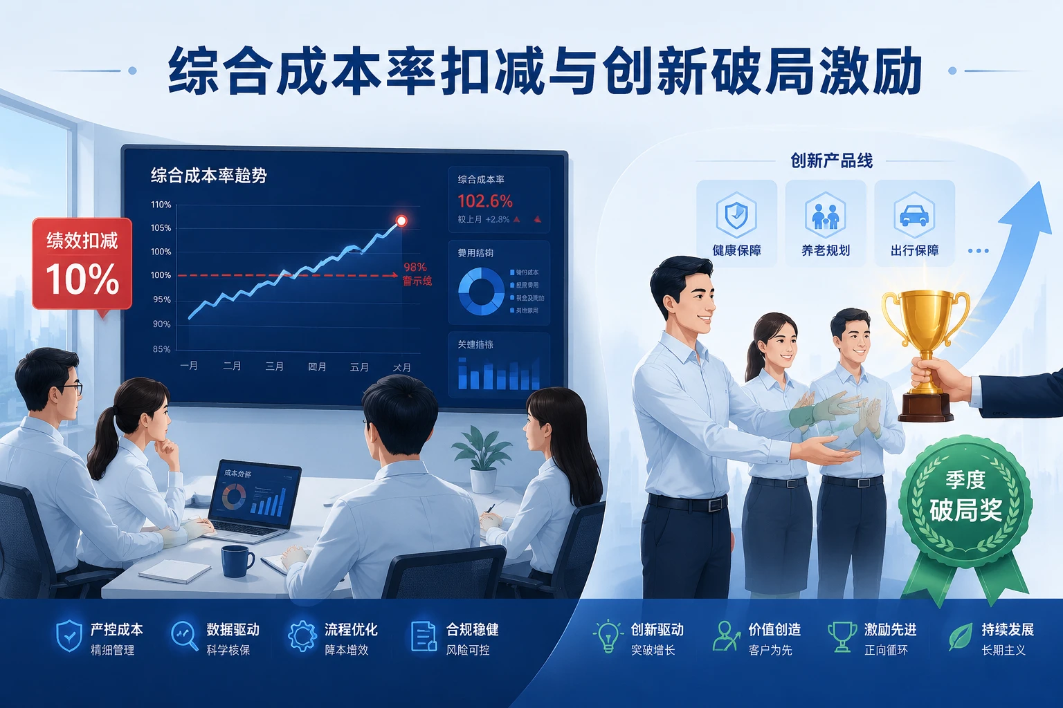 2026年财险核保团队绩效联动方案:综合成本率扣减与创新产品破局激励