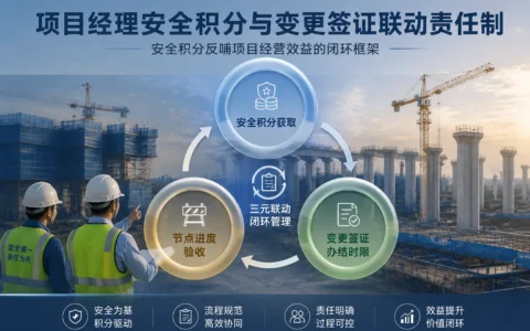 路桥项目经理经营责任制：安全积分与变更签证联动落地框架