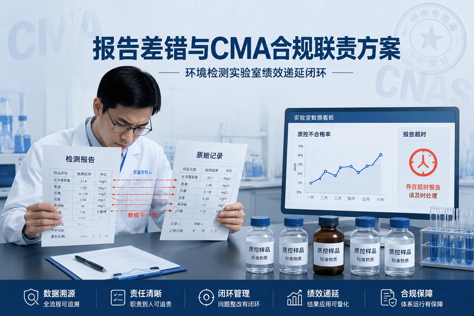 2026年检测实验室质量负责人报告差错与CMA合规联责方案