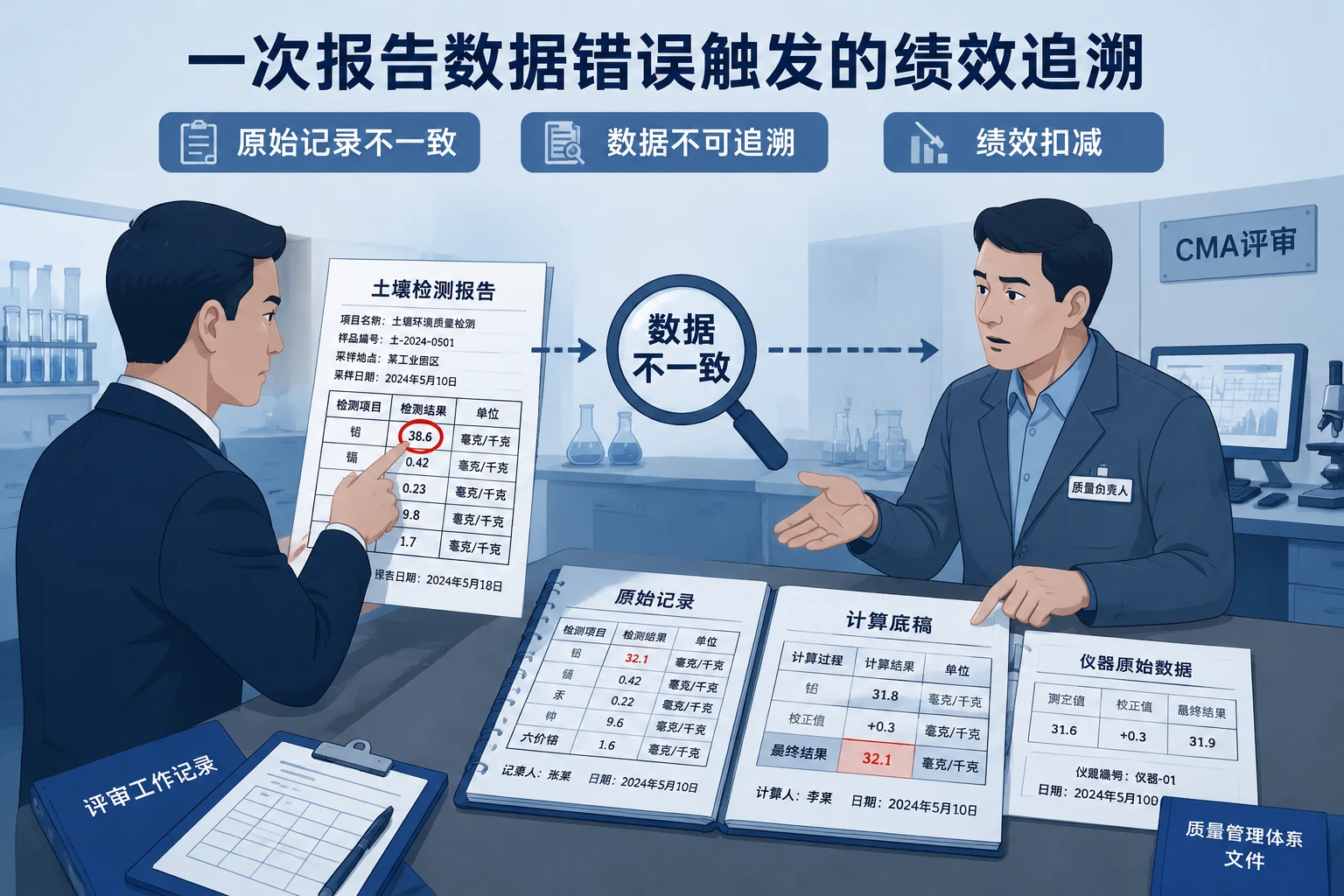 2026年检测实验室质量负责人报告差错与CMA合规联责方案