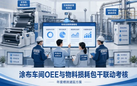 2026年动力电池涂布车间OEE与物料损耗包干联动考核表（附填写步骤）