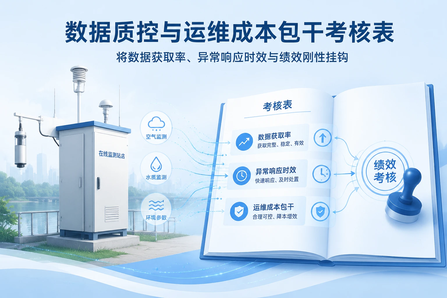 2026年环境监测项目经理数据质控与运维成本包干考核表