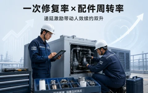 一次修复率×配件周转率：设备售后递延激励撬动人效续约双升案例）（2026年版）