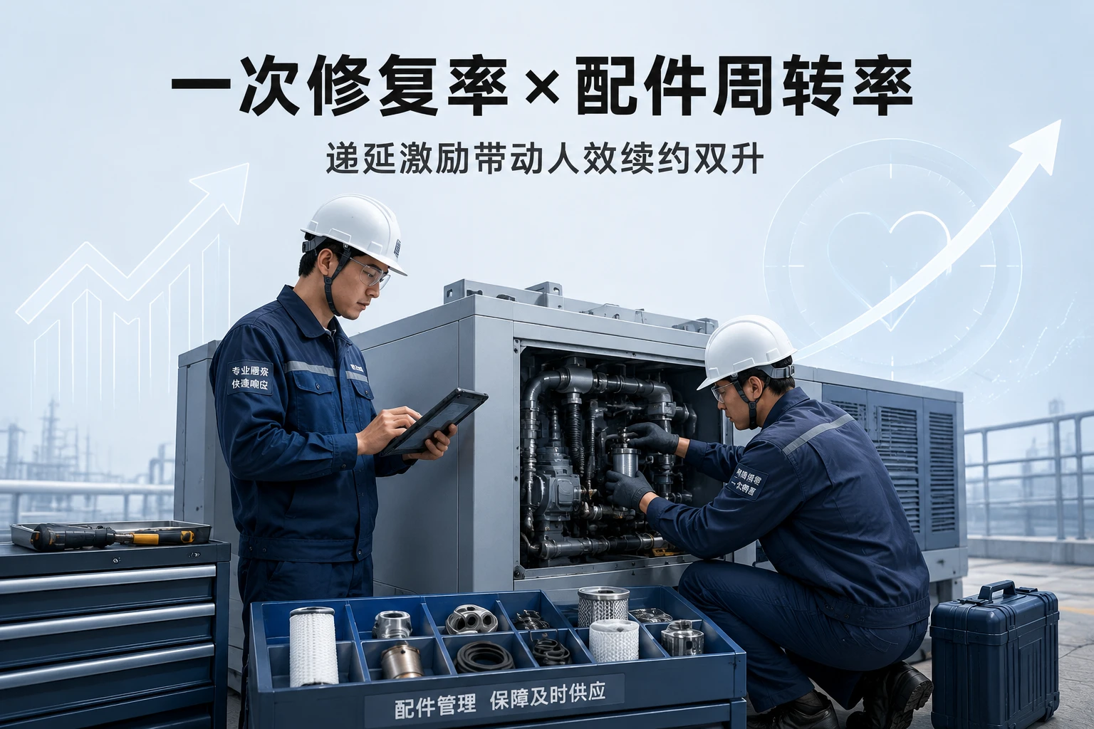 一次修复率×配件周转率：设备售后递延激励带动人效续约双升（2026年版）