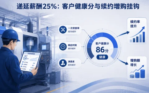工业设备售后团队递延薪酬方案：以客户健康分驱动续约与增购（2026年版）