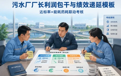 污水厂厂长利润包干与绩效递延联责表模板：达标率×能耗药耗联动考核（2026年版）