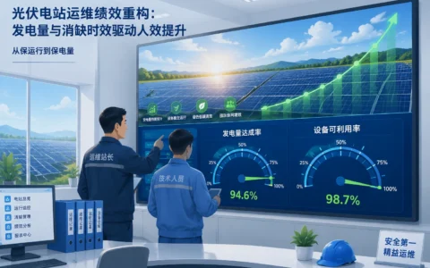 光伏运维绩效重构：发电量达成率与消缺时效联动，驱动经营责任制落地（2026年版）