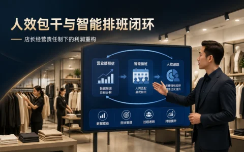 2026年连锁服饰店长利润包干：智能排班与人效数字化闭环方案