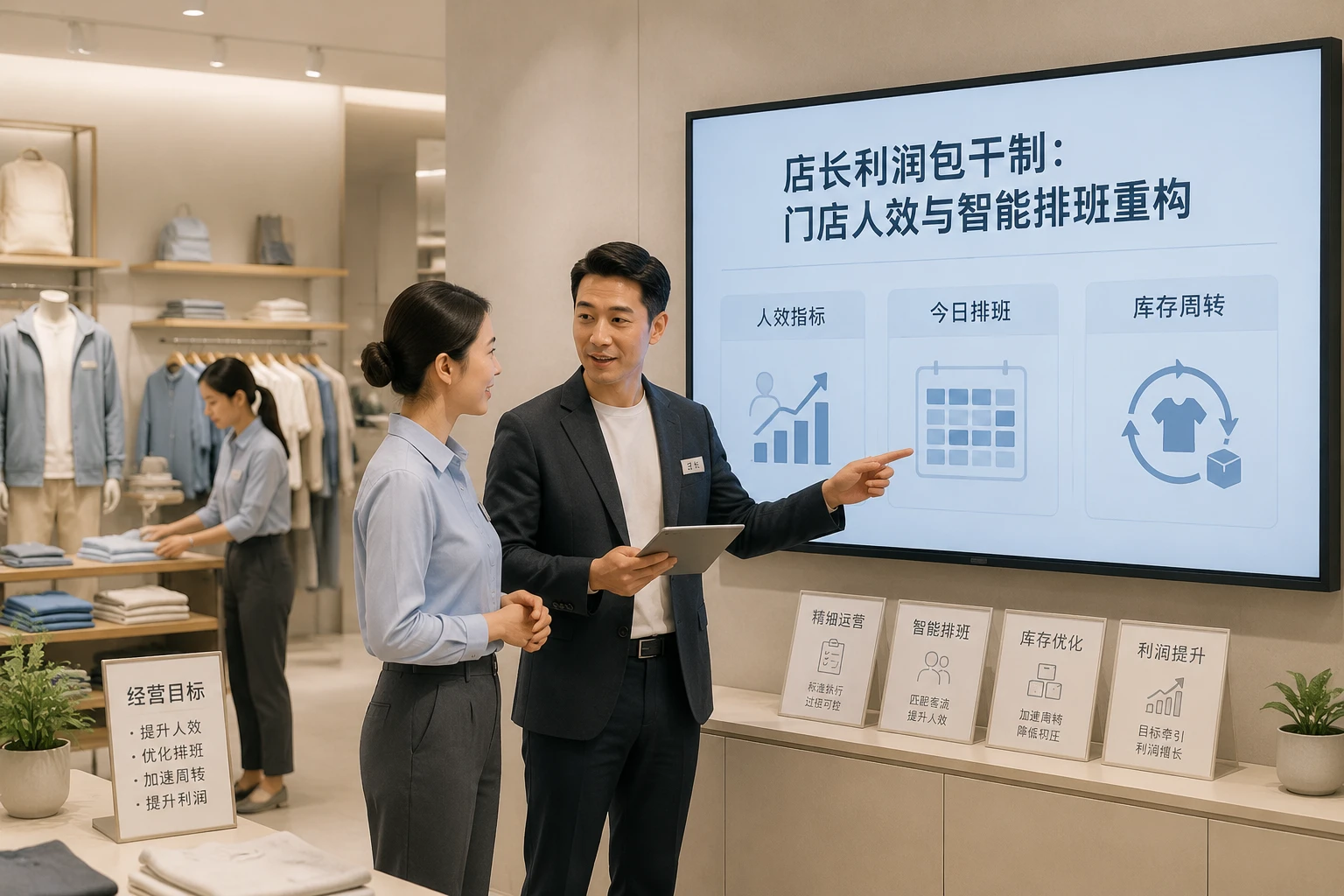 连锁服饰店长利润包干制：门店人效与智能排班重构（2026年版）