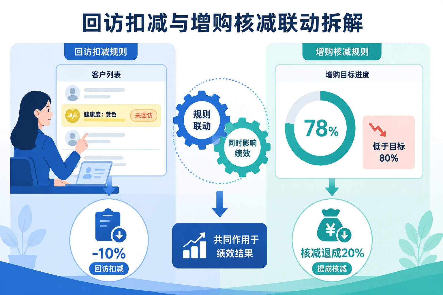 SaaS续约销售绩效：健康度与增购联动规则（2026年版）