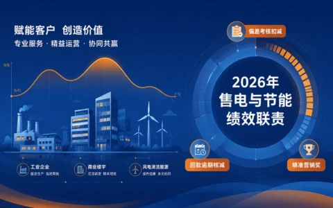 2026年售电公司绩效联责方案：偏差考核扣减10%、回款逾期核减20%与精准营销奖实施指南